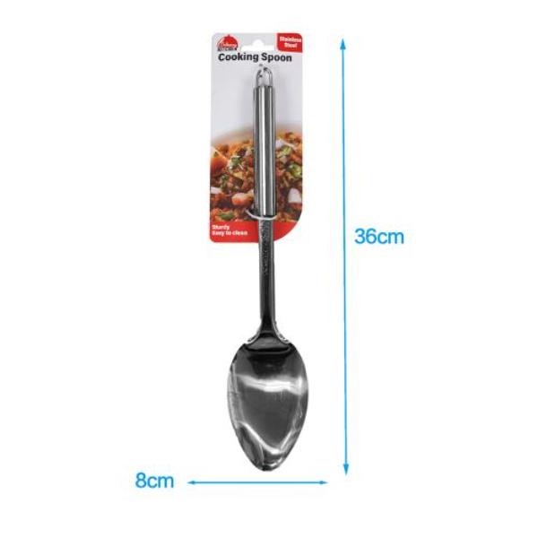 Stainless Steel Cooking Spoon - 8cm x 36cm