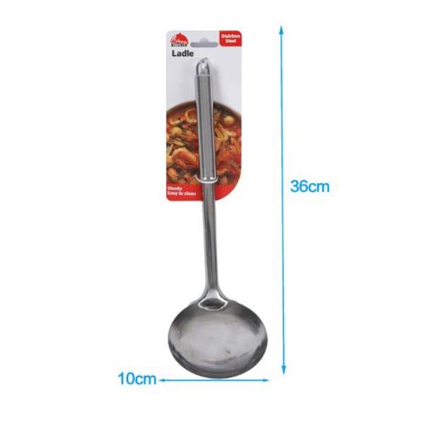 Stainless Steel Ladle - 10cm x 36cm