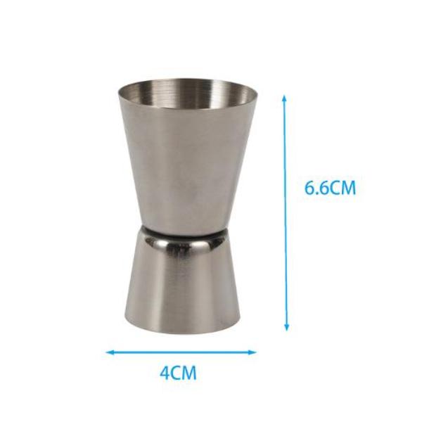 Stainless Steel Spirit Measure - 4cm x 6.6cm