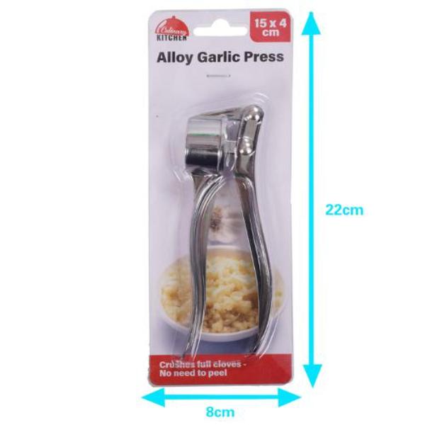 Alloy Garlic Press - 15cm x 4cm