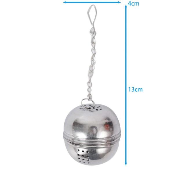 Stainless Steel Solid Tea Ball Infuser - 4cm x 13cm