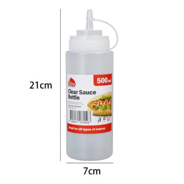 Clear Squeeze Bottle - 480ml