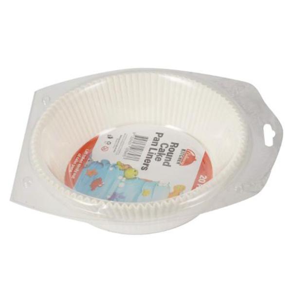 20 Pack Round Cake Pan Liner