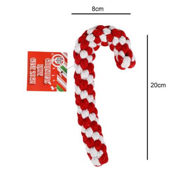 Christmas Rope Cane - 20cm