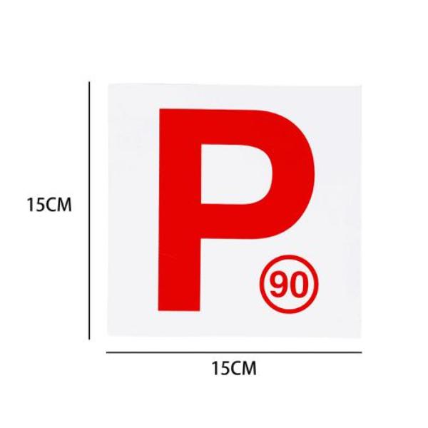 2 Pack NSW Red P Plate Magnet