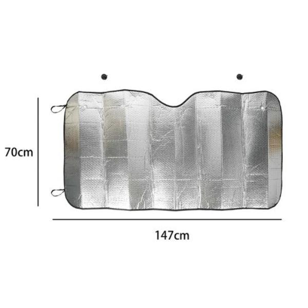 Silver Windscreen Shade - 147cm x 70cm