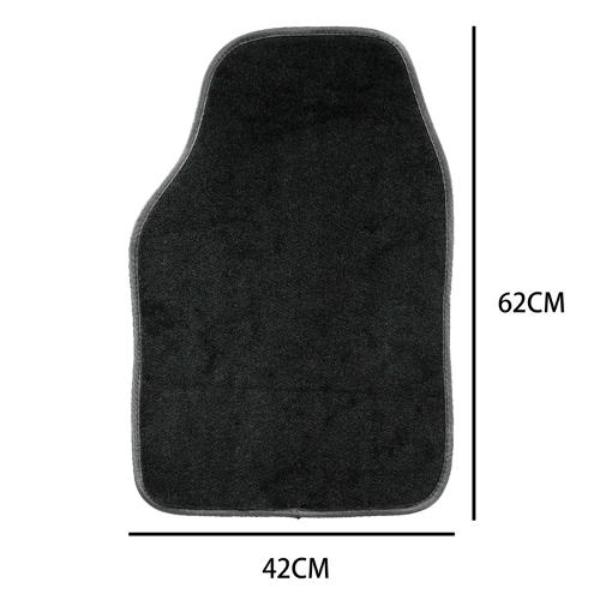 4 Pack Black Car Carpet Mats