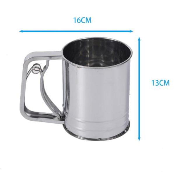 3 Pack Trigger Handle Flour Sifter - 13cm
