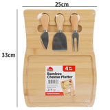 Load image into Gallery viewer, Bamboo Cheese Platter - 25cm x 33cm
