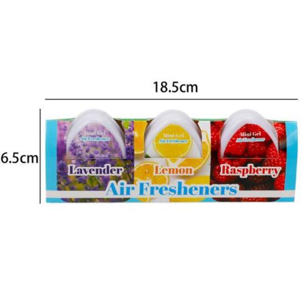 3 Pack Gel Air Freshener - 60g