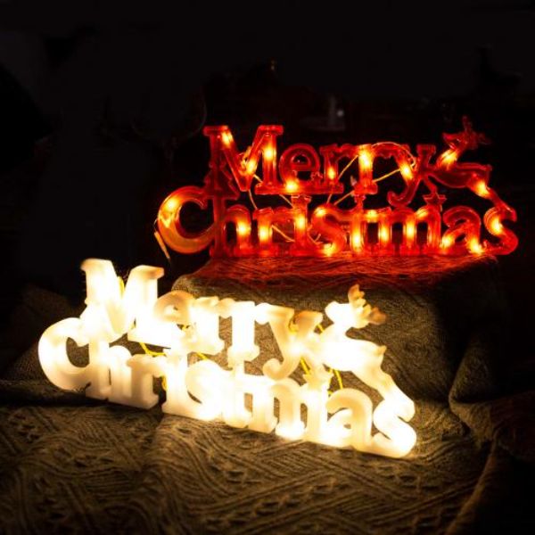 Merry Christmas Light - 28cm x 12cm