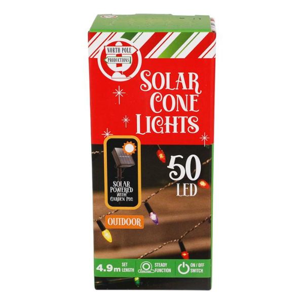 Solar Cone Lights - 490cm