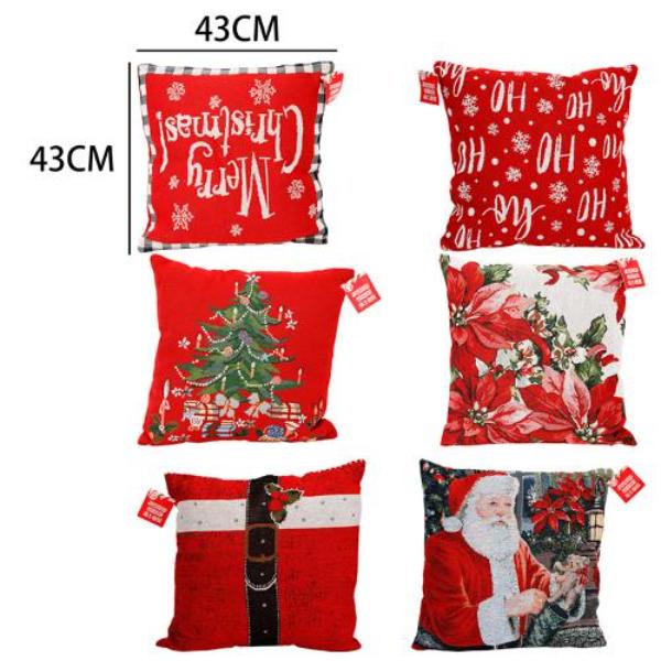 Assorted Christmas Cushion - 43cm x 43cm