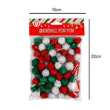 Load image into Gallery viewer, 80 Pack Snowball Pom Pom
