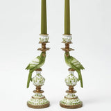 Load image into Gallery viewer, Green Polly Parrot Resin Candle Holder - 9cm x 28cm
