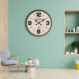 Load image into Gallery viewer, Wooden Wall Clock - 76.8cm x 6.5cm

