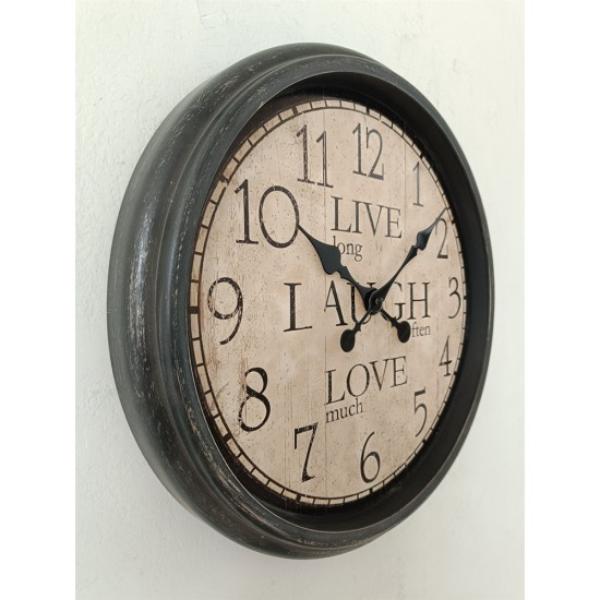 Round Wall Clock - 50.4cm x 50.4cm x 5.1cm