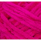 Load image into Gallery viewer, Hot Pink Velvetine Polyester Yarn 100g - 10ply
