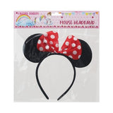 Load image into Gallery viewer, Red and White Dot Mouse Headband
