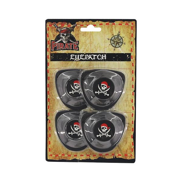 4 Pack Pirate Eye Patch