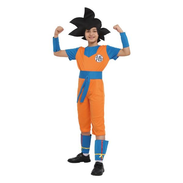 Super Sayan Boys Costume - 5 - 6 Years