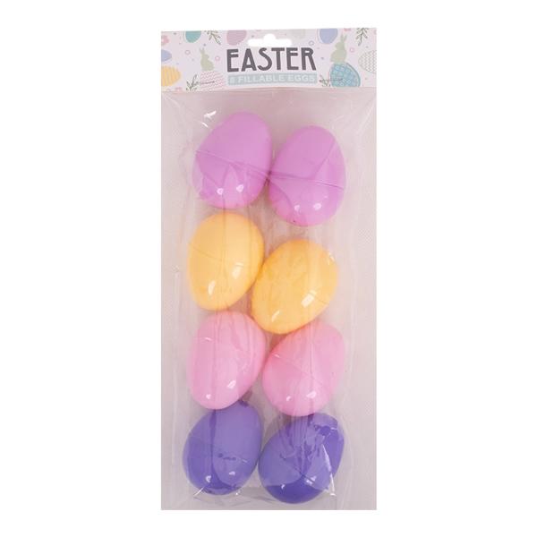 8 Pack Fillable Eggs - 5cm