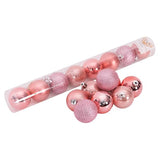 Load image into Gallery viewer, Pink Shatterproof Baubles - 8cm x 5cm
