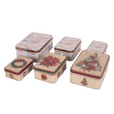 Load image into Gallery viewer, Medium Christmas Tin - 14.3cm x 10.2cm x 5.5cm
