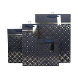 Load image into Gallery viewer, Large Geometric Hot Stamp Gift Bag - 26cm x 32cm x 12cm
