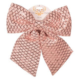 Load image into Gallery viewer, Pink Velour Bow With Sequin Details - 30cm x 35cm
