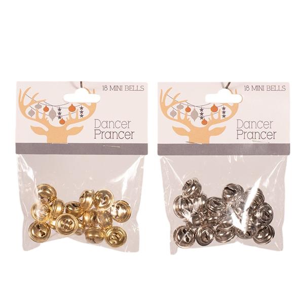 18 Pack Mini Bells - 1cm