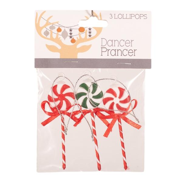 3 Pack Lollipops - 8cm