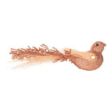 Load image into Gallery viewer, Champagne Or Rose Gold Bird With Clip - 14cm x 7cm x 5cm
