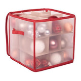 Load image into Gallery viewer, CHRISTMAS DECORATION STORAGE BAG 38X38X38CM W/DIVIDERS PP MATERIAL
