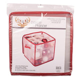 Load image into Gallery viewer, CHRISTMAS DECORATION STORAGE BAG 38X38X38CM W/DIVIDERS PP MATERIAL
