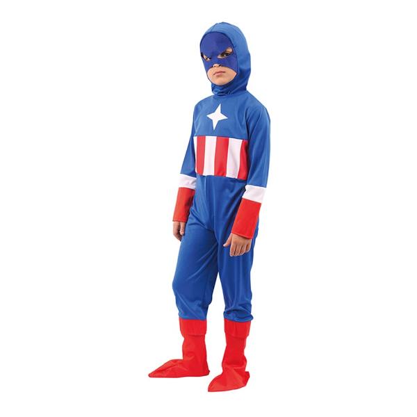 Super Hero Captain America Boy Costume - 9 - 10 Years