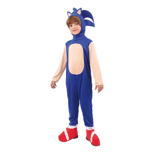 Sonic Hedgehog Boys Costume - 7 - 8 Years
