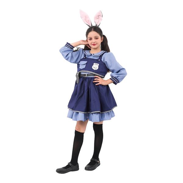 Judy Hopps Girls Costume - 7 - 8 Years