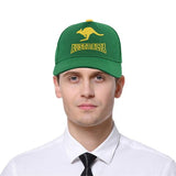 Load image into Gallery viewer, Green &amp; Gold Kangaroo Cap
