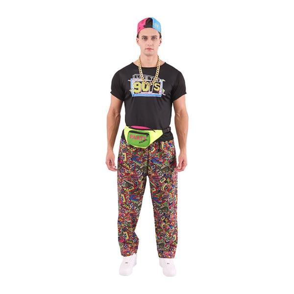 90s Hip Hop Men Costume - X Large