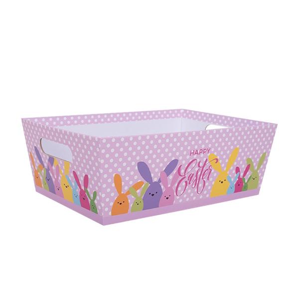 Assorted Large Easter Paper Basket - 33.5cm x 23.5cm x 12cm