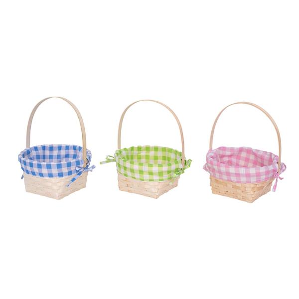 Assorted Easter Basket With Handle - 20cm x 10.5cm