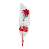 Load image into Gallery viewer, Single Bear With Rose Stem - 48cm
