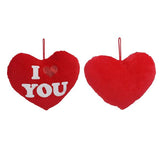 Load image into Gallery viewer, Red Plush Hanging Heart - 30cm
