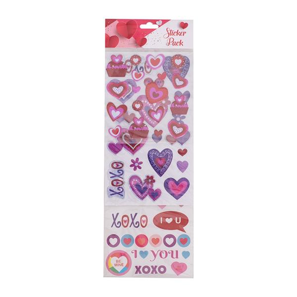 3 In 1 Valentine Sticker Pack