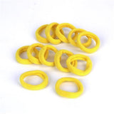Load image into Gallery viewer, 12 Pack Yellow Elastic Hair Bands - 5cm
