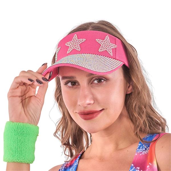 Rhinestone Sun Visor