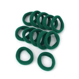 Load image into Gallery viewer, 12 Pack Green Elastic Hair Bands - 5cm
