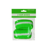 Load image into Gallery viewer, 2 Pack Green Stripe Hair Band
