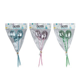 Load image into Gallery viewer, 3A MIRROR EGGS ON PICK MINT, BLUE, PINK 4X6CM, 5X7CM, 3X4CM
